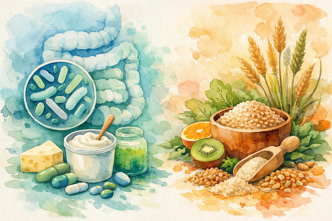 Probiotics Versus Fiber Supplements for Gut Goals