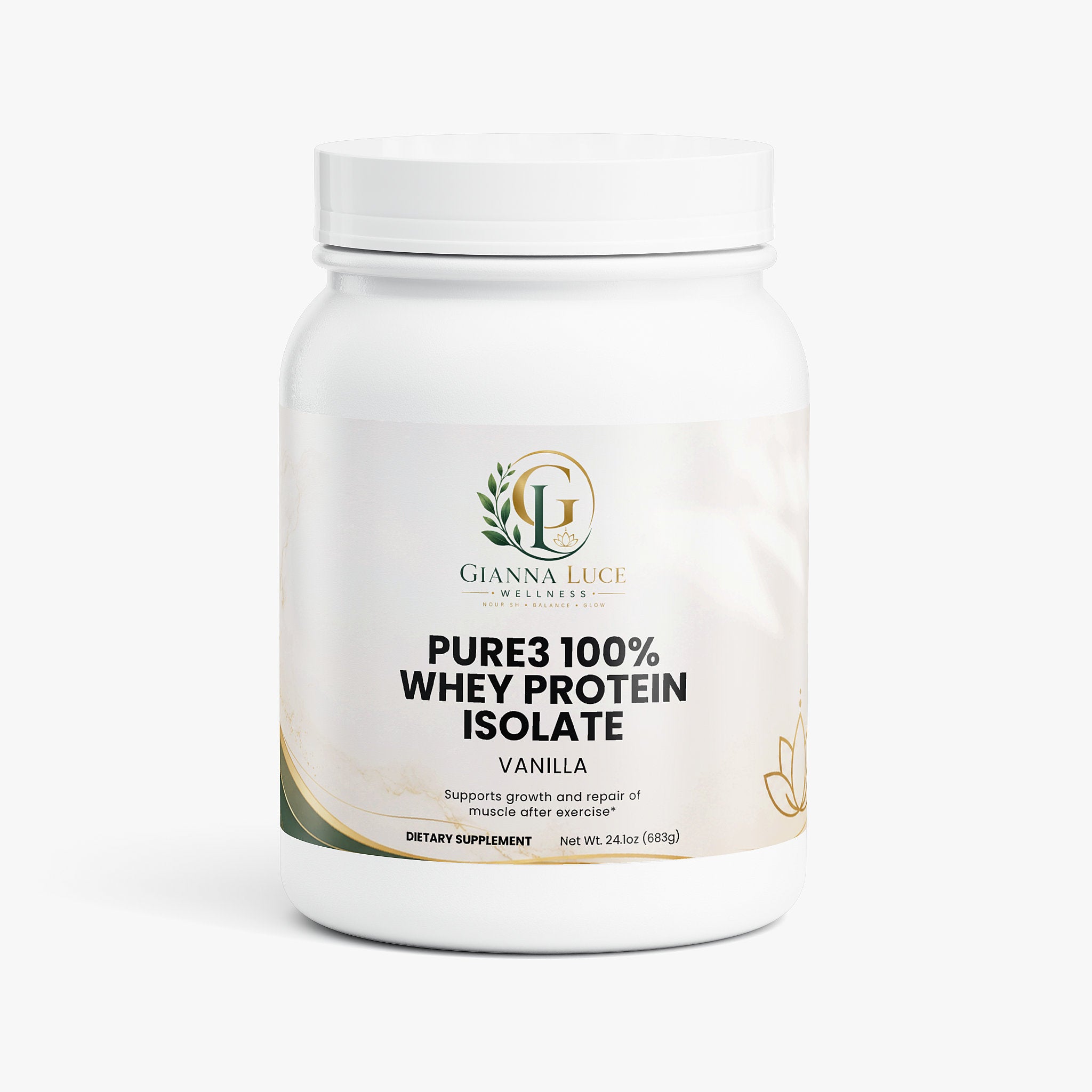 Pure3 100% Whey Protein Isolate (Vanilla)