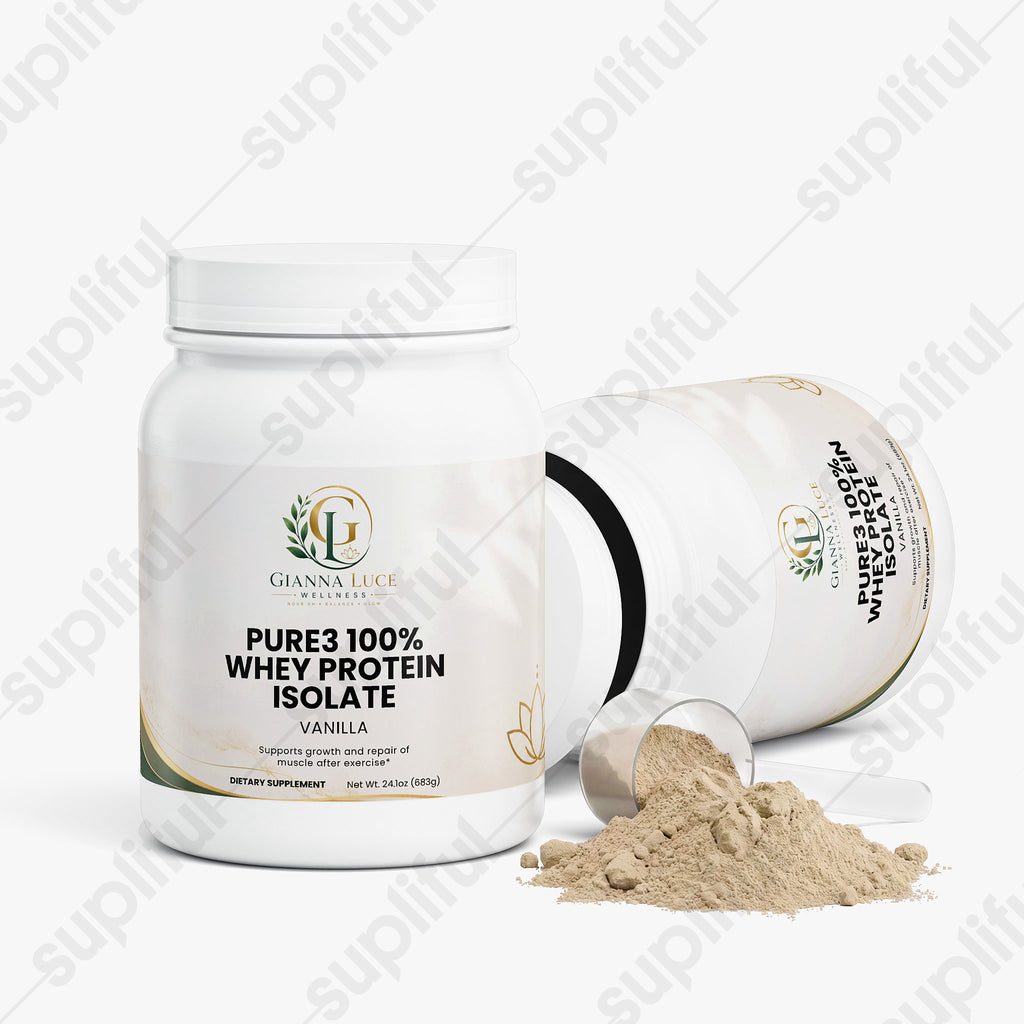Pure3 100% Whey Protein Isolate (Vanilla)