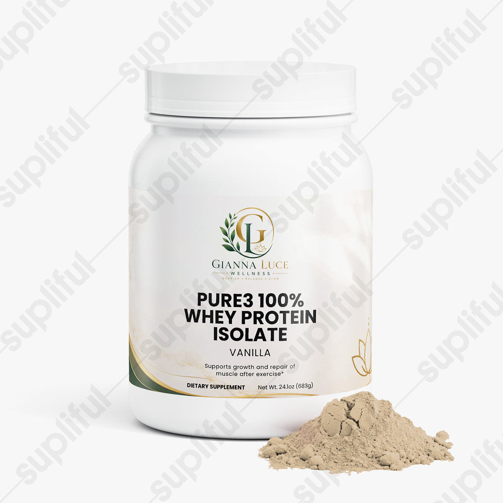 Pure3 100% Whey Protein Isolate (Vanilla)