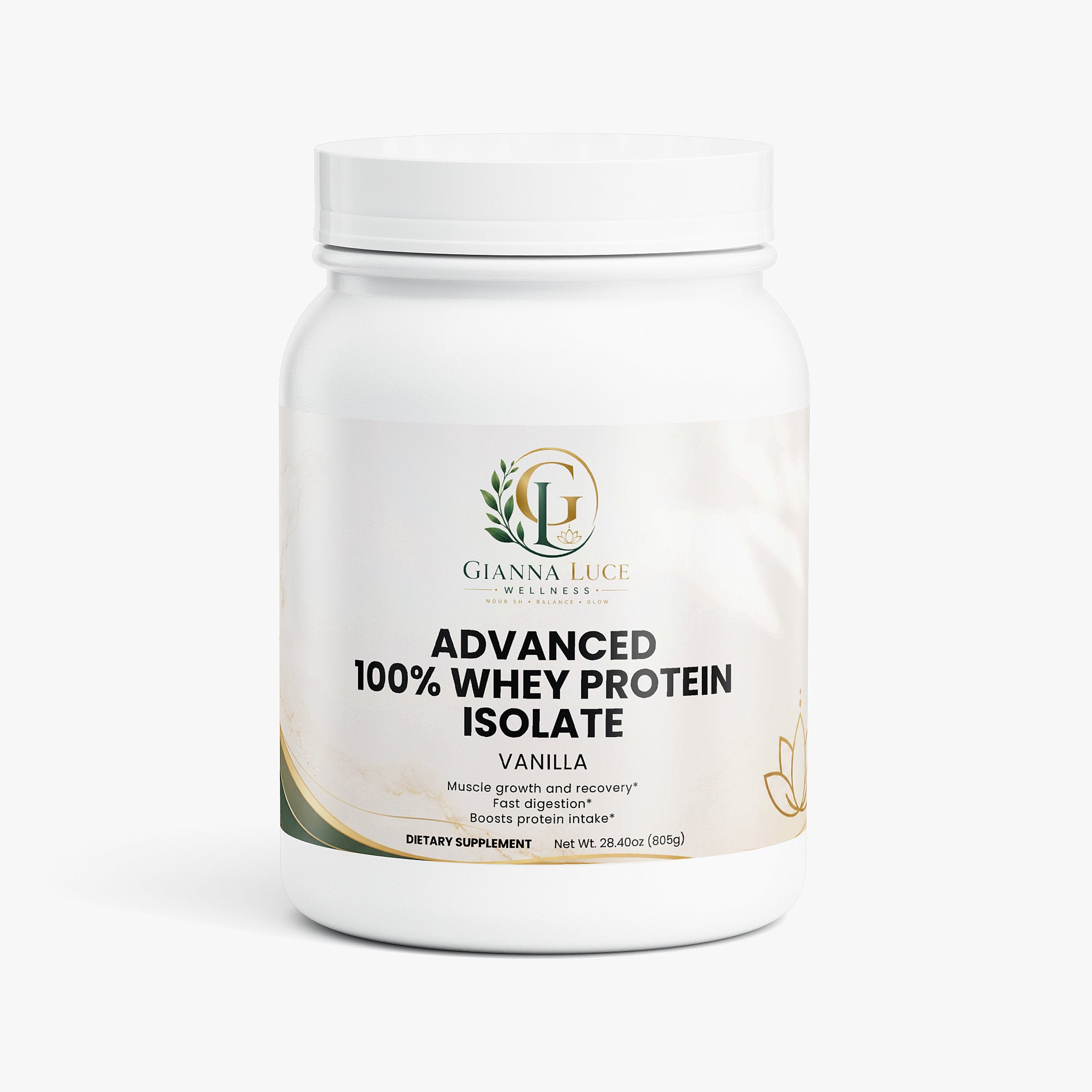 Advanced 100% Whey Protein Isolate (Vanilla)