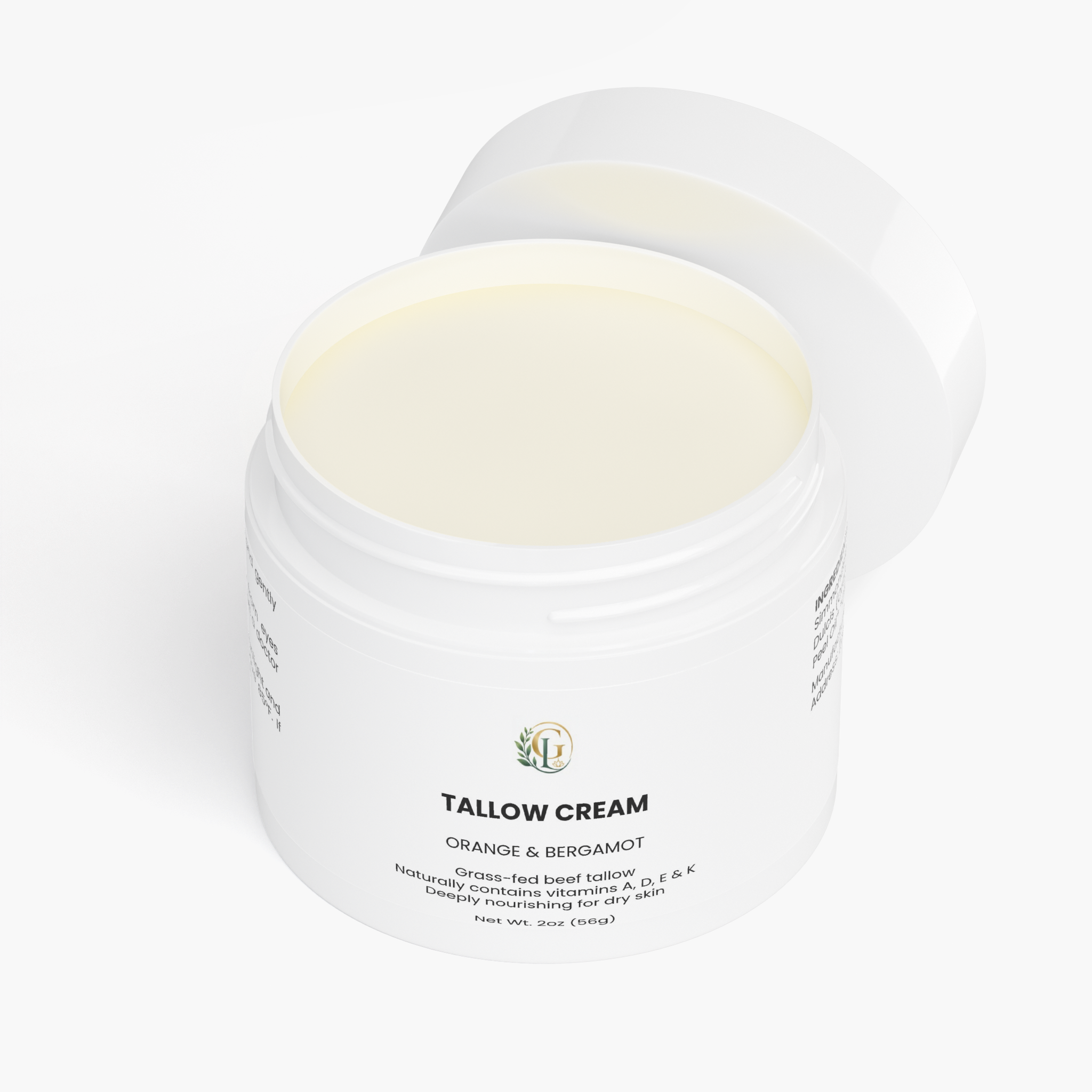 Tallow Cream Orange & Bergamot