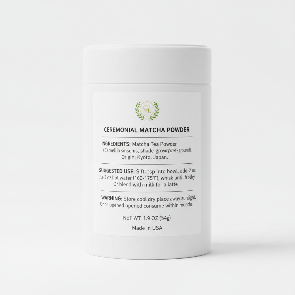 Ceremonial Matcha Back