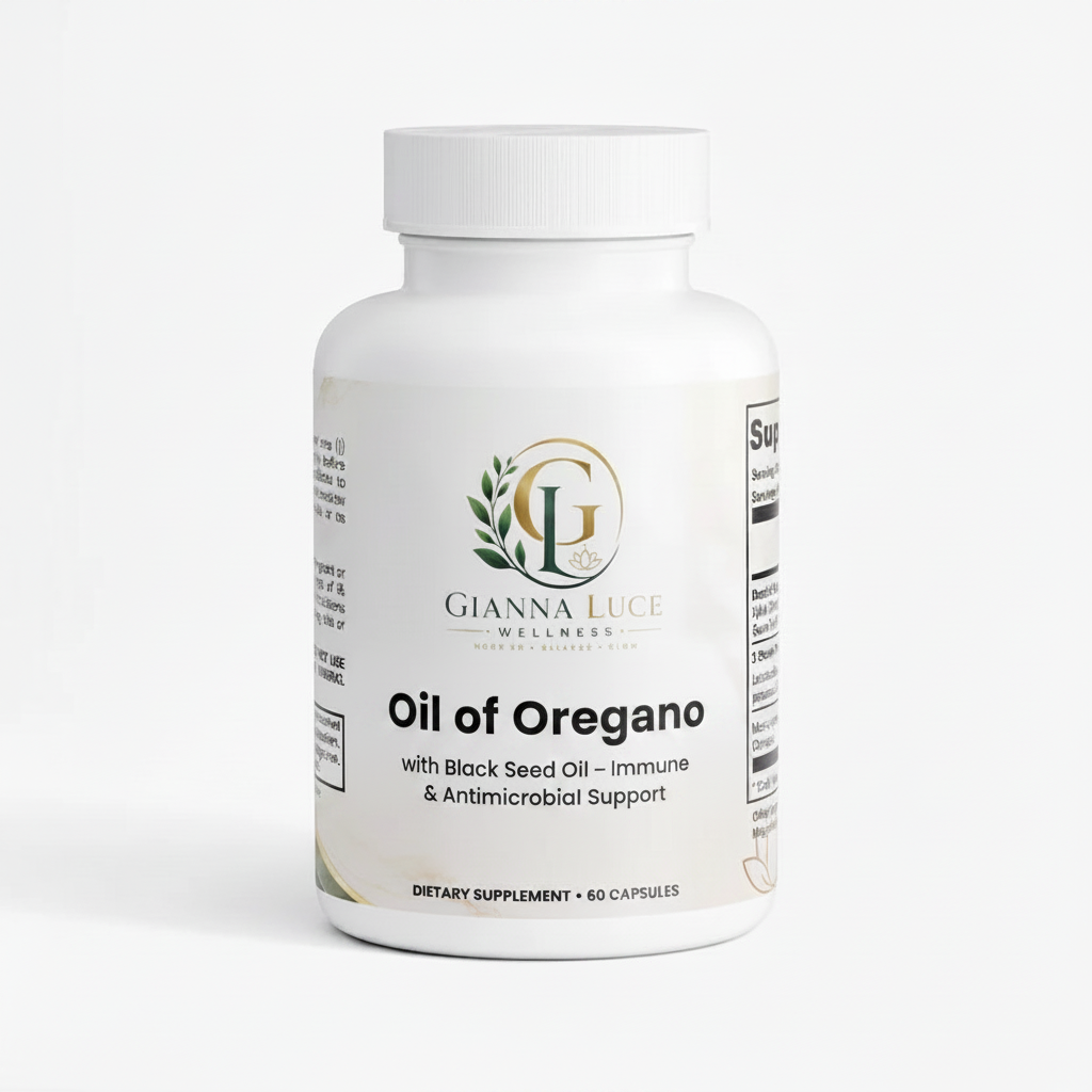 Oil of Oregano with Black Seed Oil Supplement