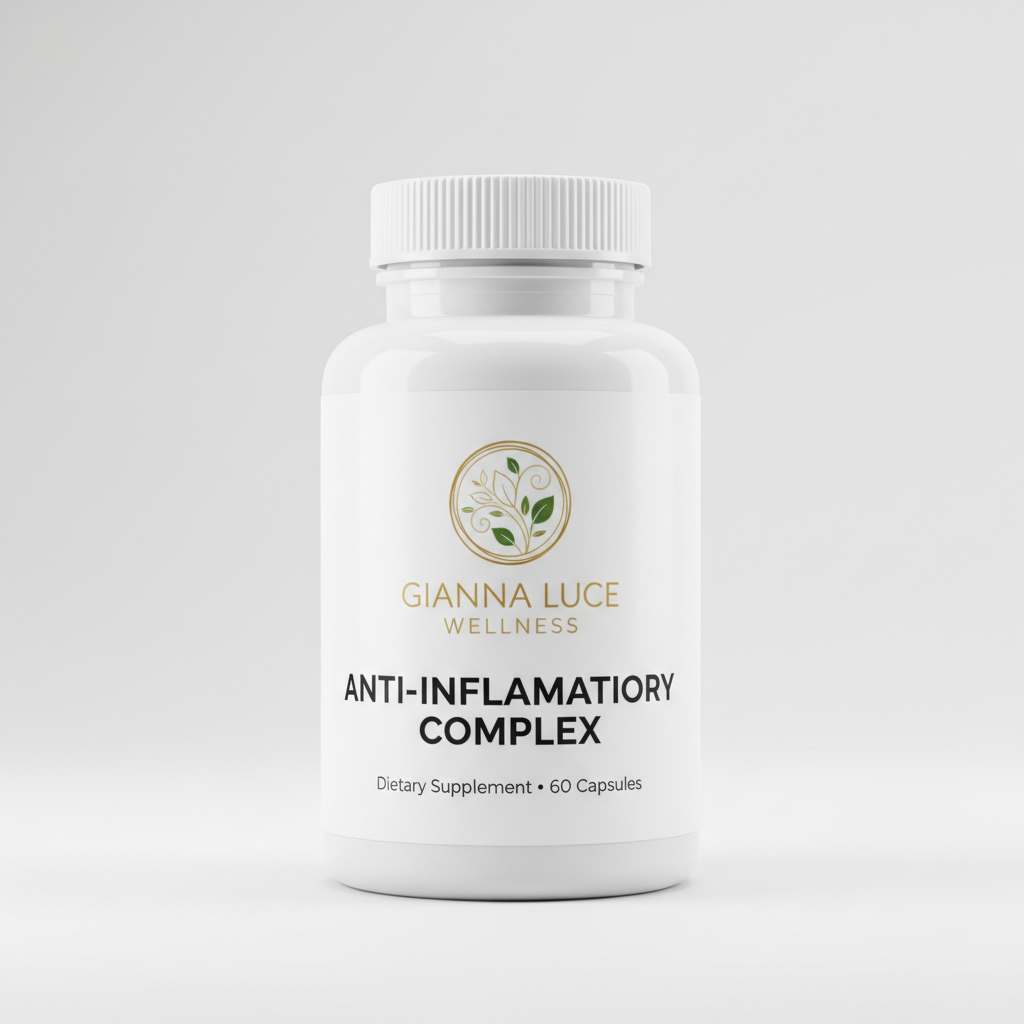 Anti-Inflammatory Complex Gianna Luce Wellness supplement bottle 60 Capsules