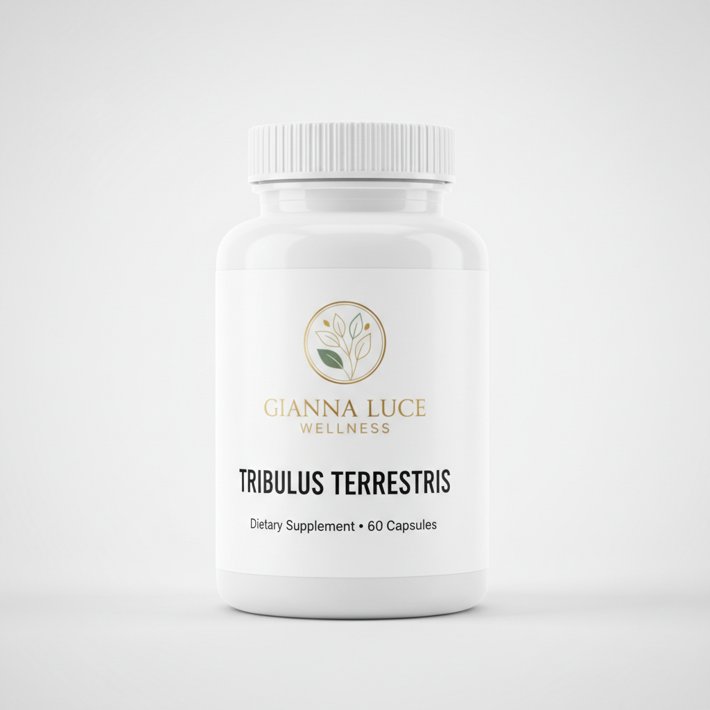 Tribulus Terrestris Gianna Luce Wellness supplement bottle 60 Capsules